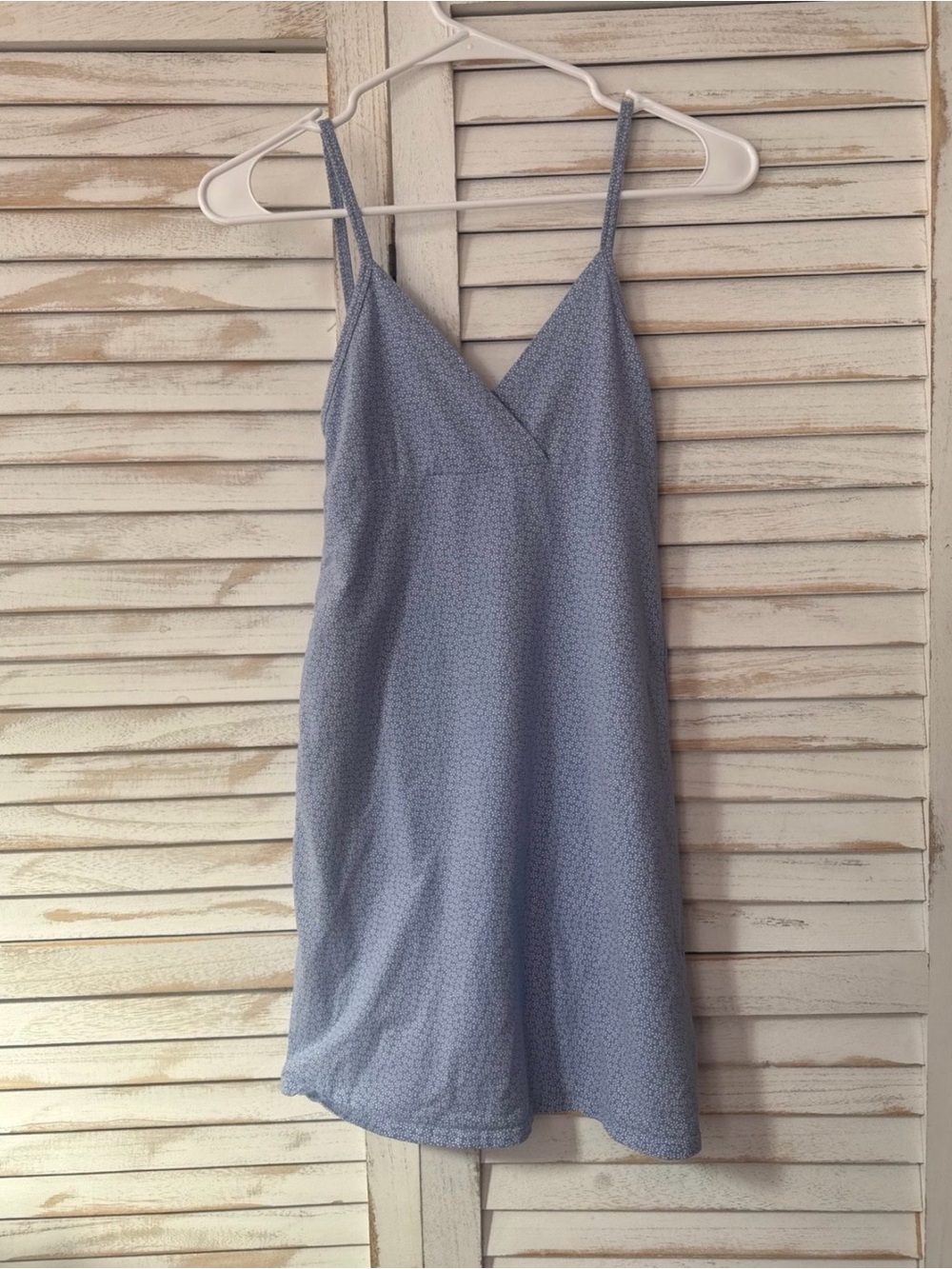 Brandy Melville Light Blue Mini Slip Dress